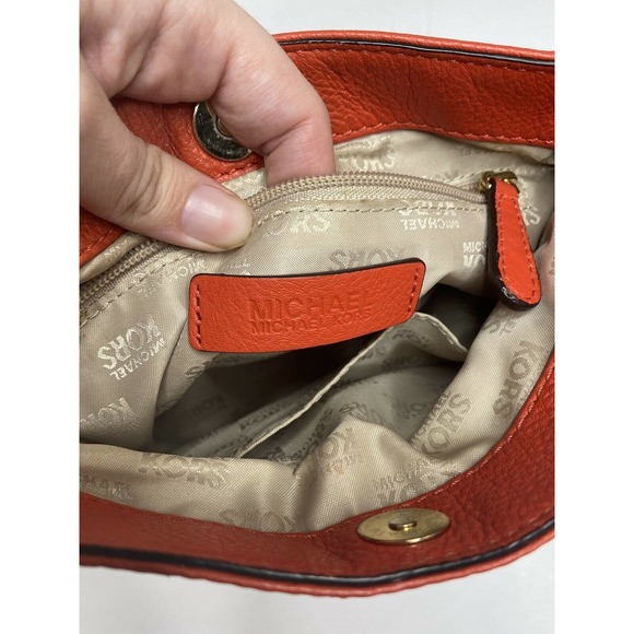 Michael Kors Orange Crossbody Bag - Picture 7 of 8
